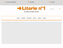 Tablet Screenshot of literien1.fr
